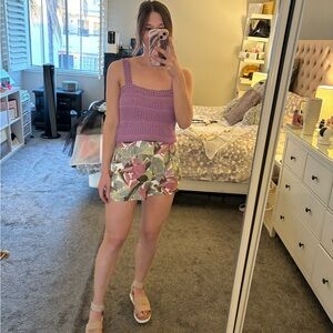 NWT - VINCE. PURPLE SWEATER TANK